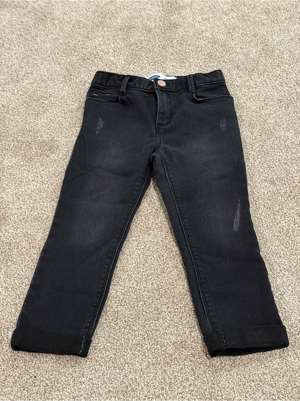 Kids Black Denim Jeans - 4T